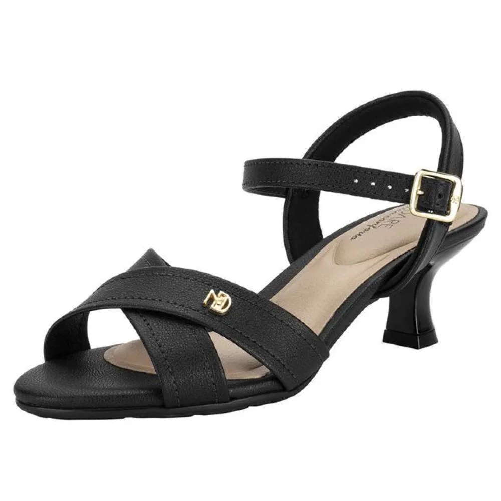 Sandália Feminina Salto Taça Modare 7202101 PRETO 38