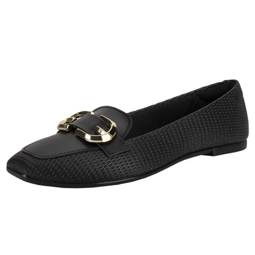 Sapatilha Feminina Flat Moleca 5735237 PRETO 34