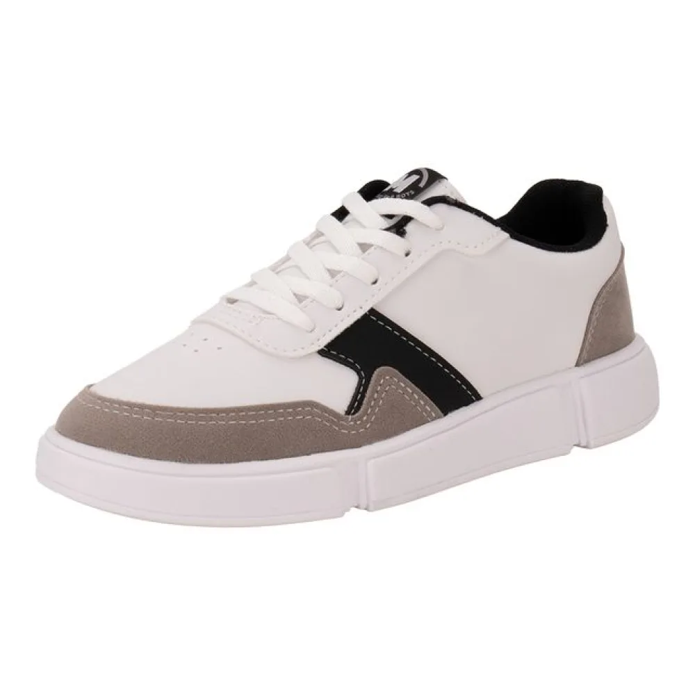 Tênis Infantil Masculino Molekinho 2838123 BRANCO/CINZA 27