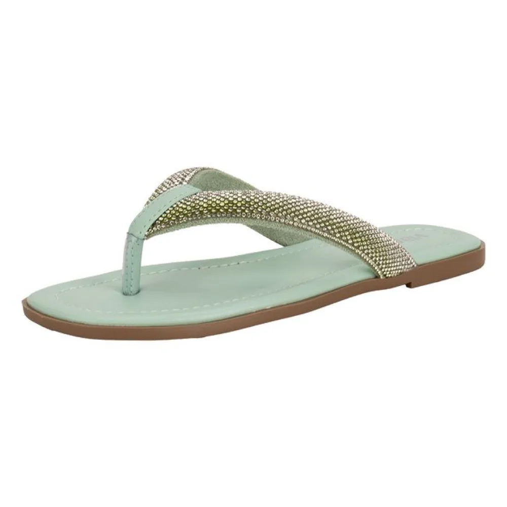 Tamanco Feminino Flat Via Marte 173018 VERDE 36