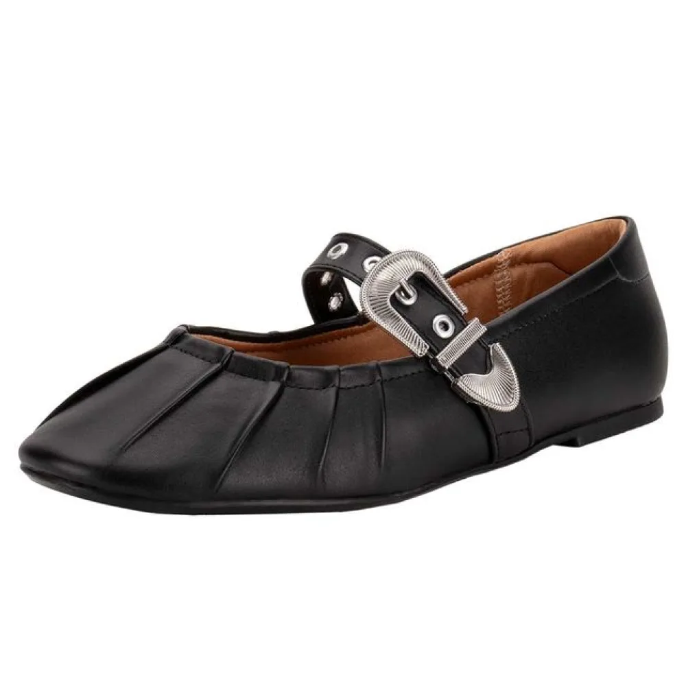 Sapatilha Feminina Flat Vizzano 1443104 PRETO 34