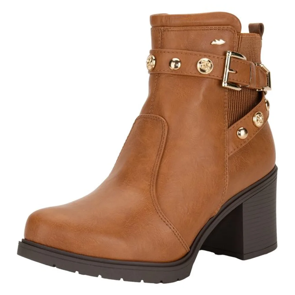 Bota Feminina Cano Baixo Dakota DA871 CARAMELO 34