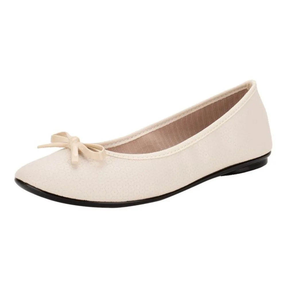 Sapatilha Feminina Flat Moleca 5726115 MARFIM 34
