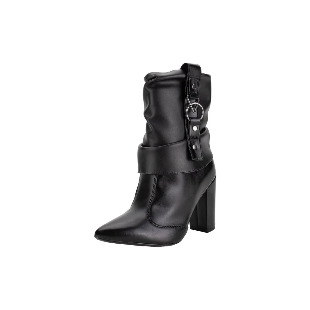 Bota Feminina Cano Baixo Vizzano 3105102 PRETO 35