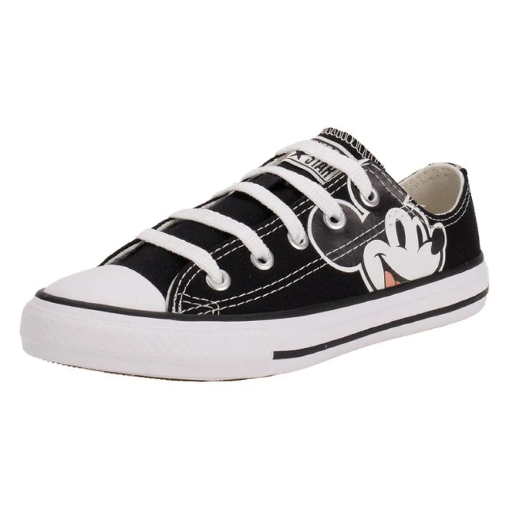 Tênis Infantil Chuck Taylor All Star Mickey Converse CK1328 PRETO/BRANCO 26
