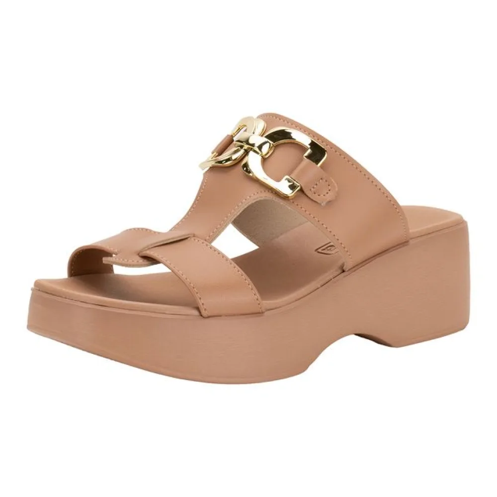 Tamanco Feminino Salto Grosso Moleca 5503111 SALMÃO 34