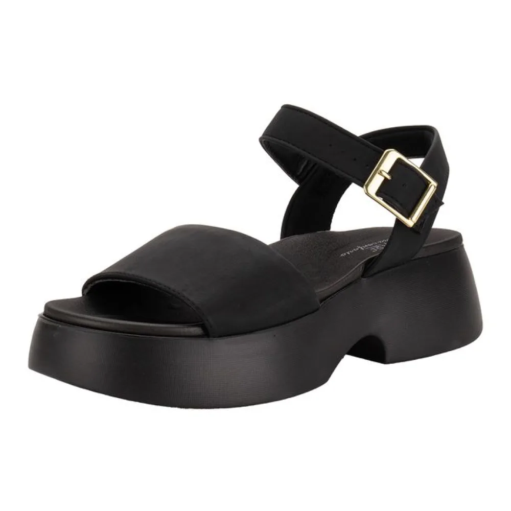 Sandália Feminina Salto Grosso Modare 7210103 PRETO 35