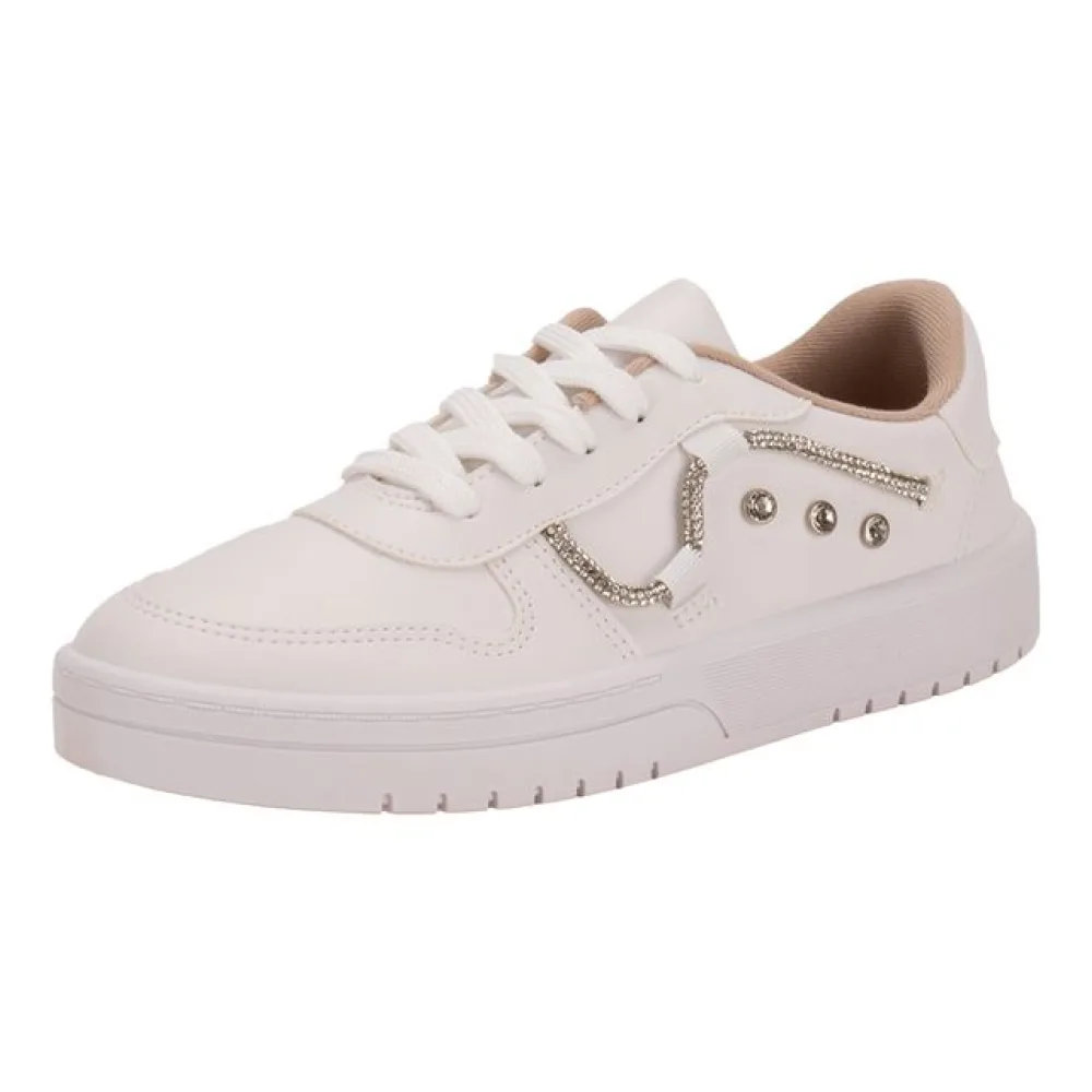 Tênis Feminino Casual Moleca 57911111 BRANCO 34