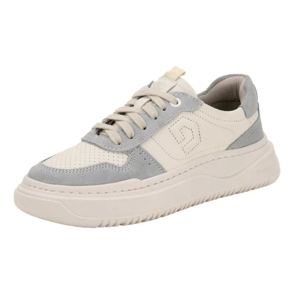 Tênis Feminino Block Democrata 616101 BRANCO/AZUL 34