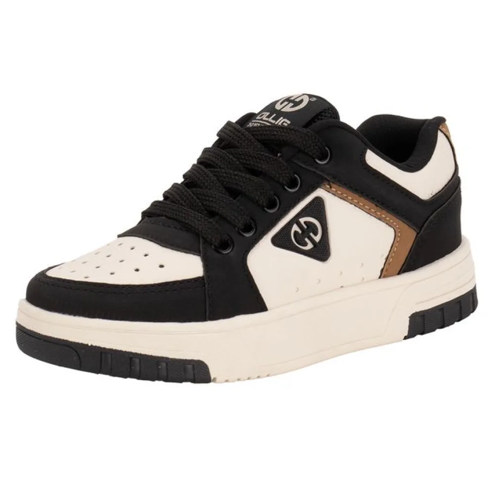 Tênis Infantil Masculino Volt 2 Ollie 401 BEGE/PRETO 28