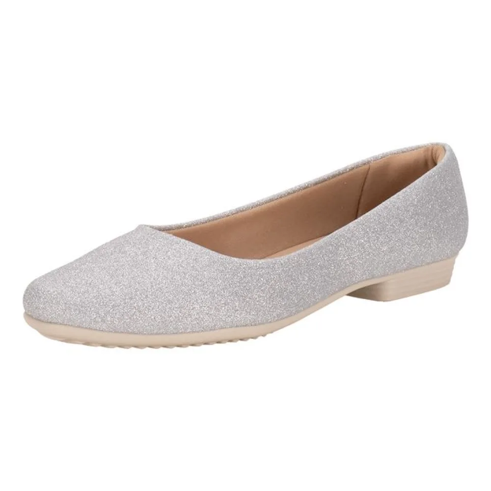 Sapatilha Feminina Flat Piccadilly 250115 PRATA 35