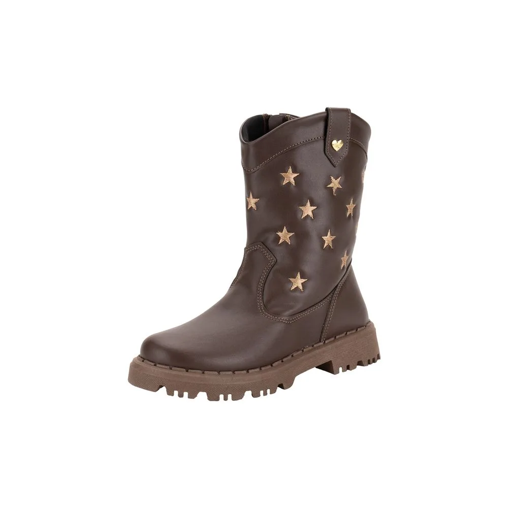 Bota Infantil Feminina Country Nilqi 165010 CAFÉ 28