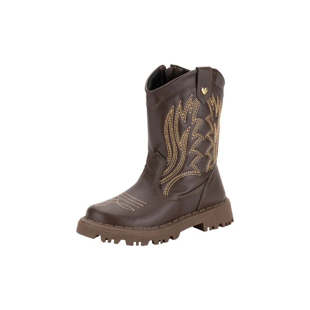 Bota Infantil Feminina Country Nilqi 165011 CAFÉ 29