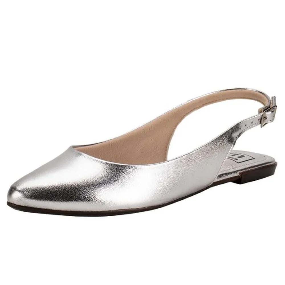 Sapato Feminino Mule Moleca 5444330 PRATA 35