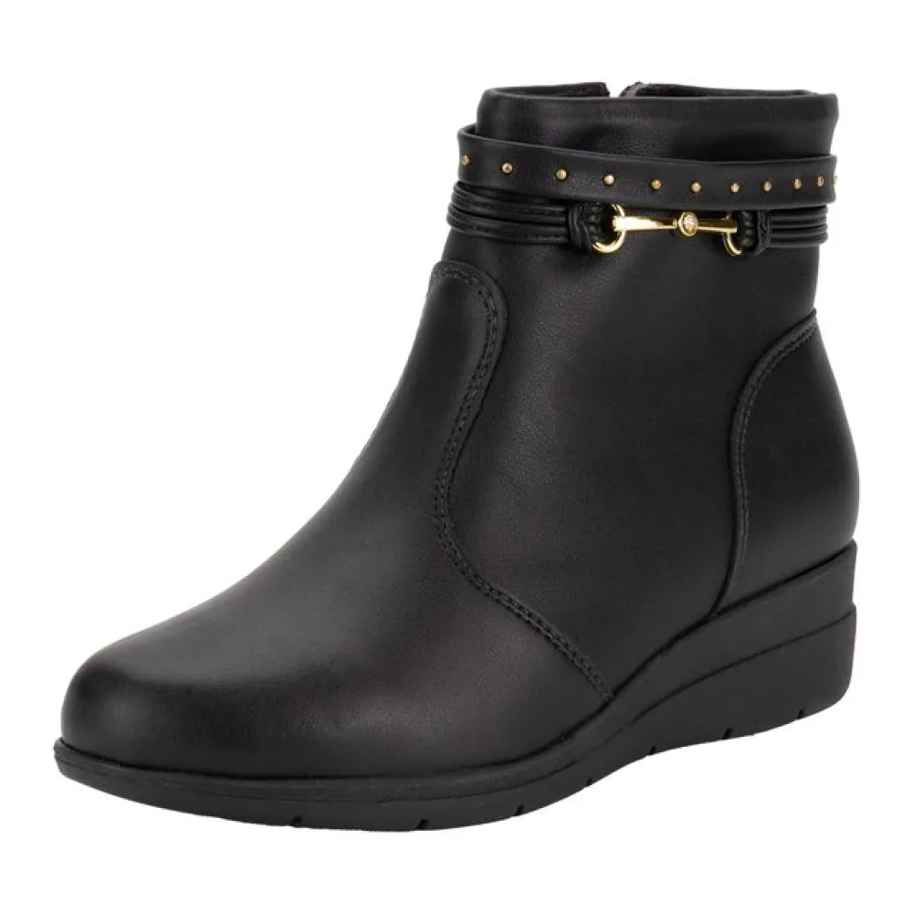 Bota Feminina Cano Baixo Modare 7085103 PRETO 34