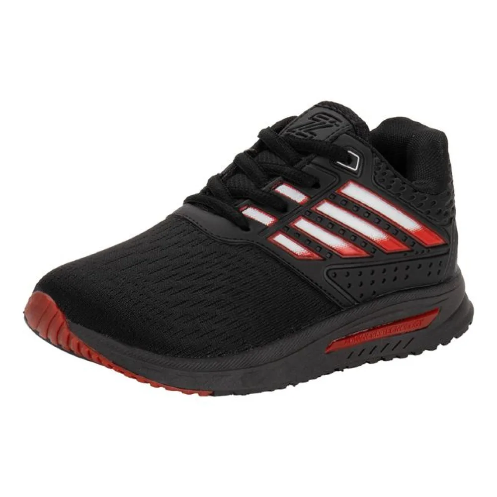 Tênis Infantil Masculino Zeuz 99RXI PRETO/VERMELHO 28
