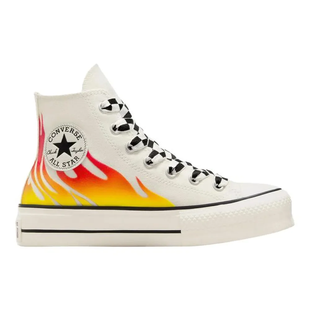 Tênis Chuck Taylor All Star Lift Hi Converse A07892C BEGE/LARANJA 33