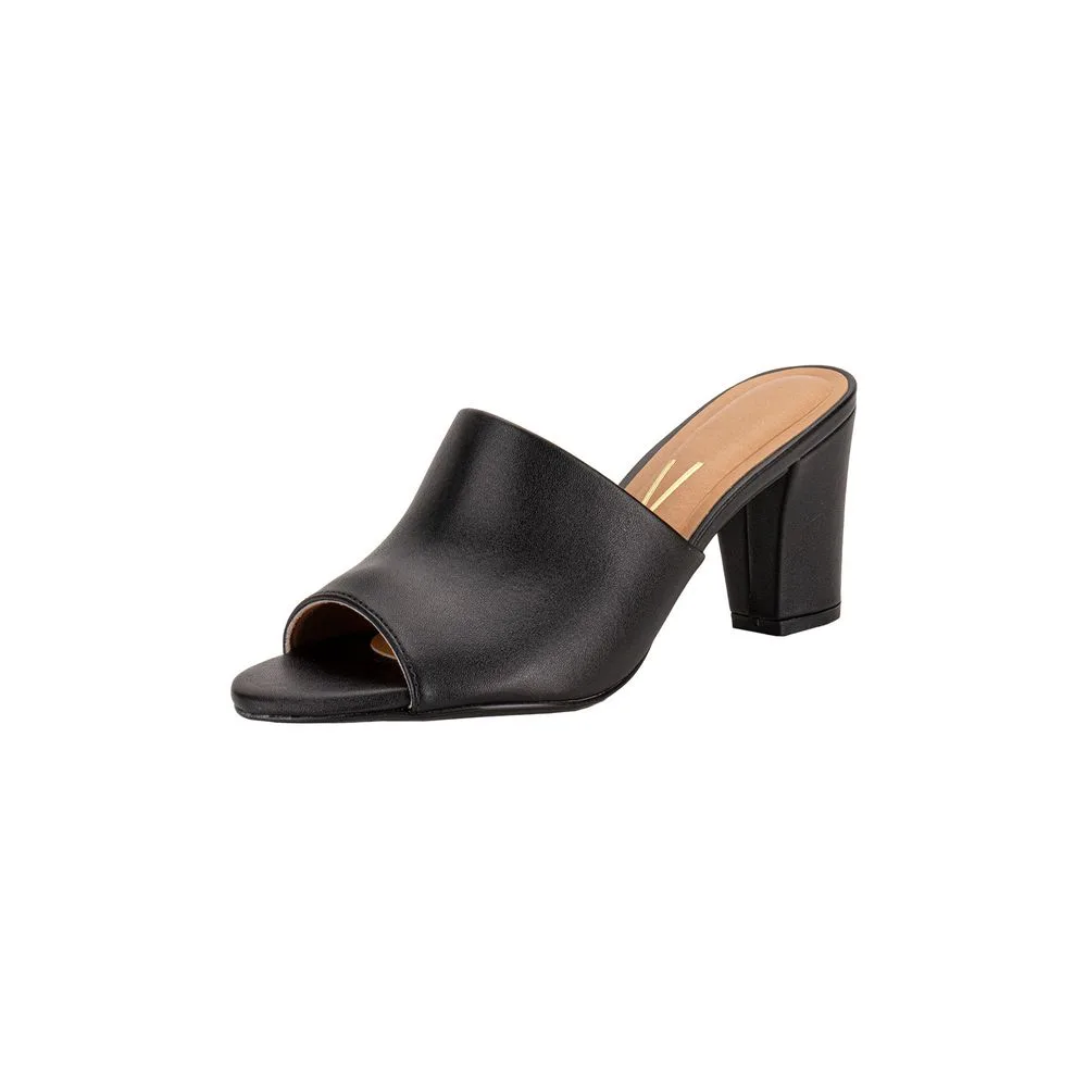 Tamanco Feminino Salto Grosso Vizzano 6262455 PRETO 35