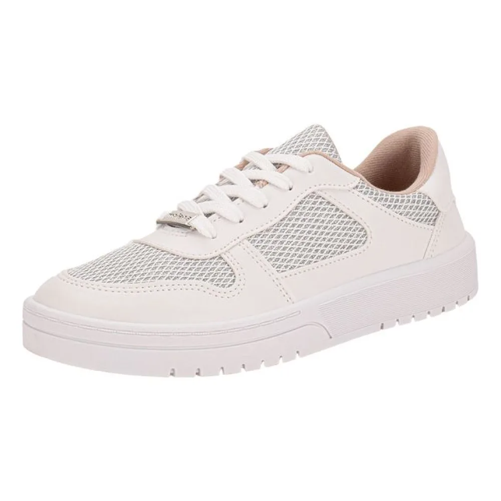 Tênis Feminino Casual Moleca 5791110 BRANCO/CINZA 34