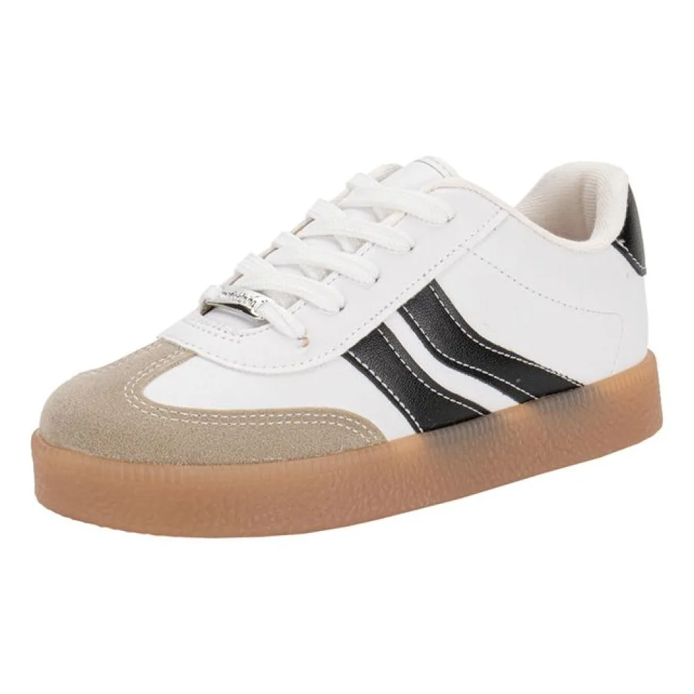 Tênis Infantil Feminino Molekinha 2582102 BRANCO/PRETO 27