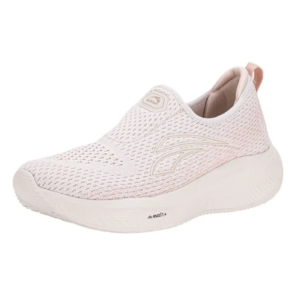 Tênis Feminino Slip On Kolosh E0301 BRANCO/ROSA 34