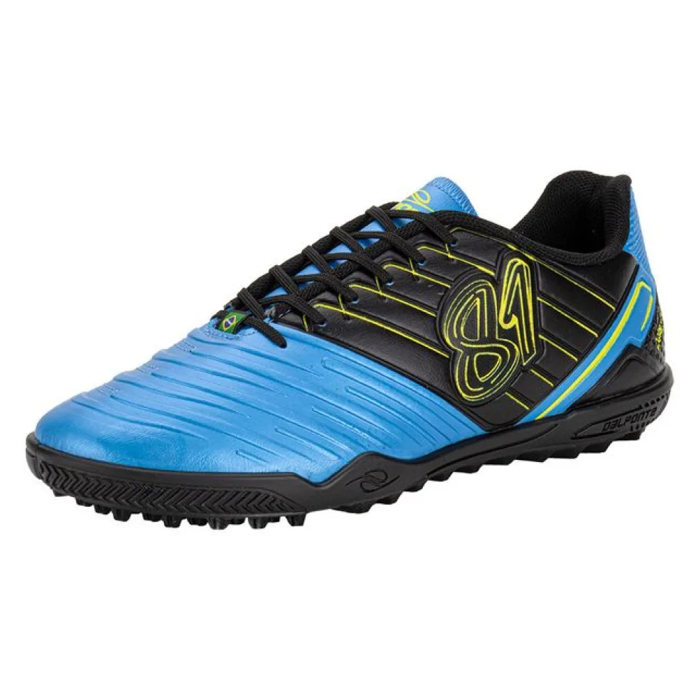 Chuteira Society 81 Titanium Dalponte 1058 PRETO/AZUL 37