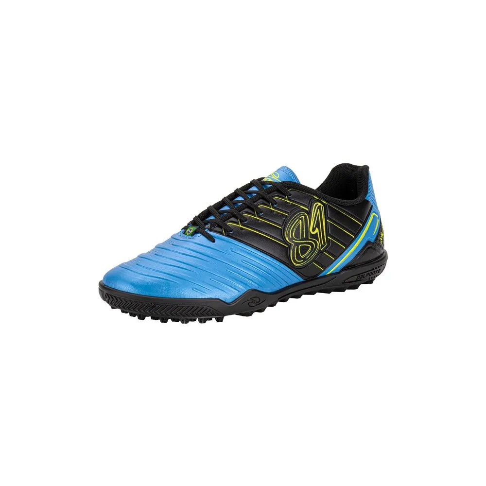 Chuteira Society 81 Titanium Dalponte 1058 PRETO/AZUL 37