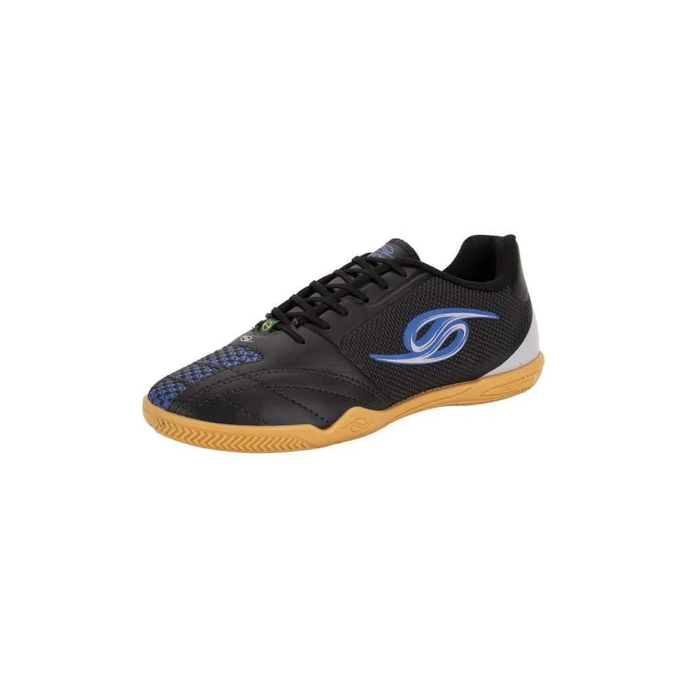 Chuteira Futsal Iron Dalponte 1070 PRETO/AZUL 38