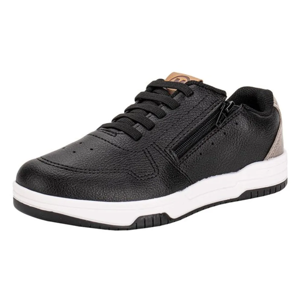 Sapatênis Infantil Masculino Molekinho 2852102 PRETO/CINZA 27