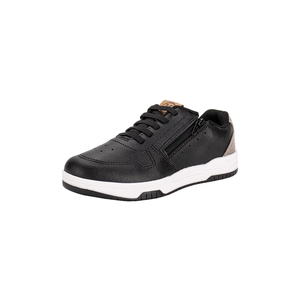 Sapatênis Infantil Masculino Molekinho 2852102 PRETO/CINZA 27