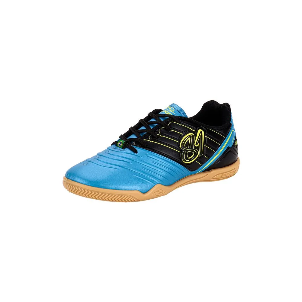Chuteira Infantil Futsal 81 Titanium Dalponte 1055 PRETO/AZUL 28