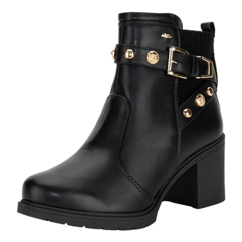 Bota Feminina Cano Baixo Dakota DA871 PRETO 34