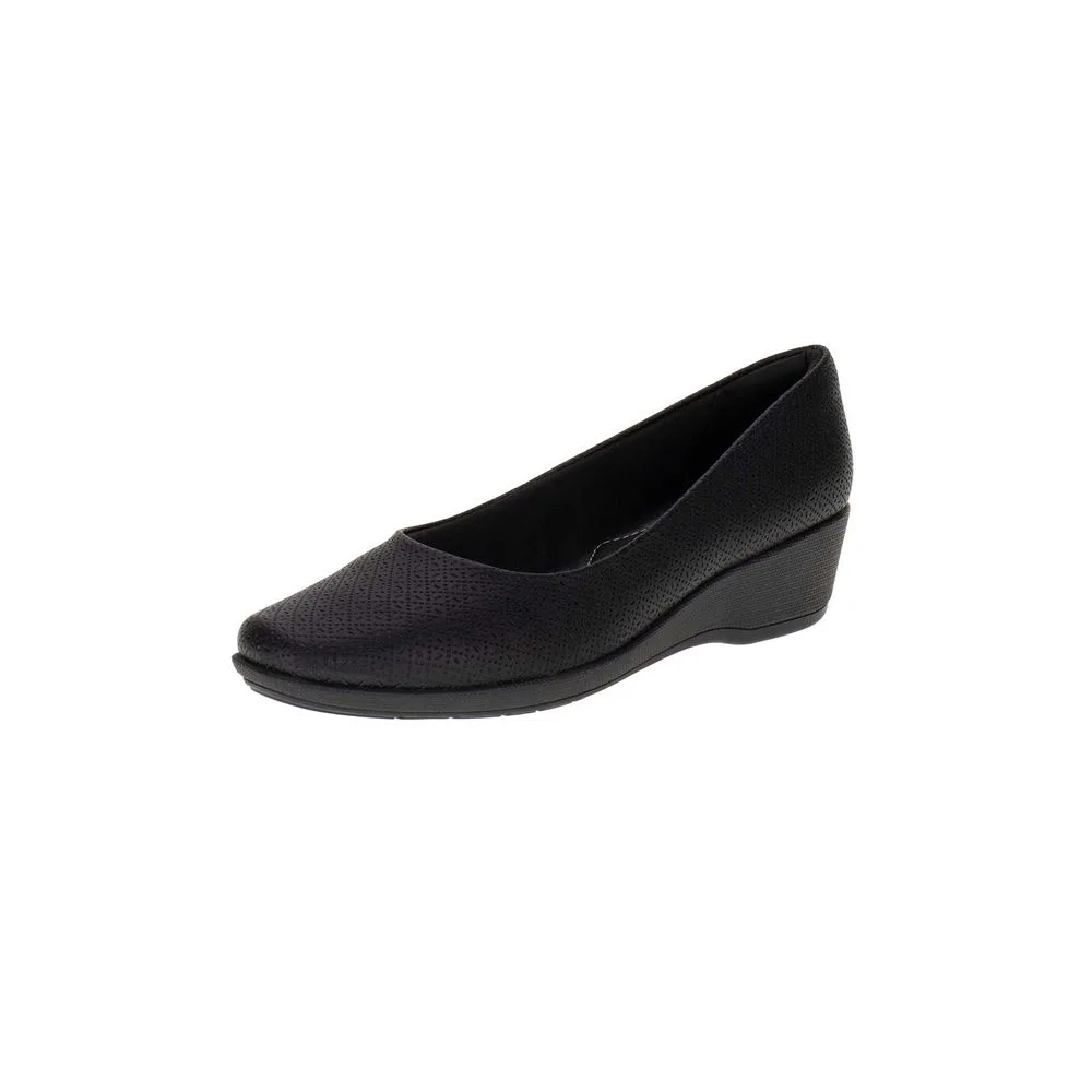 Sapato Feminino Anabela Piccadilly - 143133 PRETO 02 35