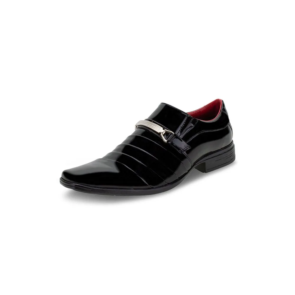 Sapato Masculino Social Bkarellus - 7007 VERNIZ/PRETO 37