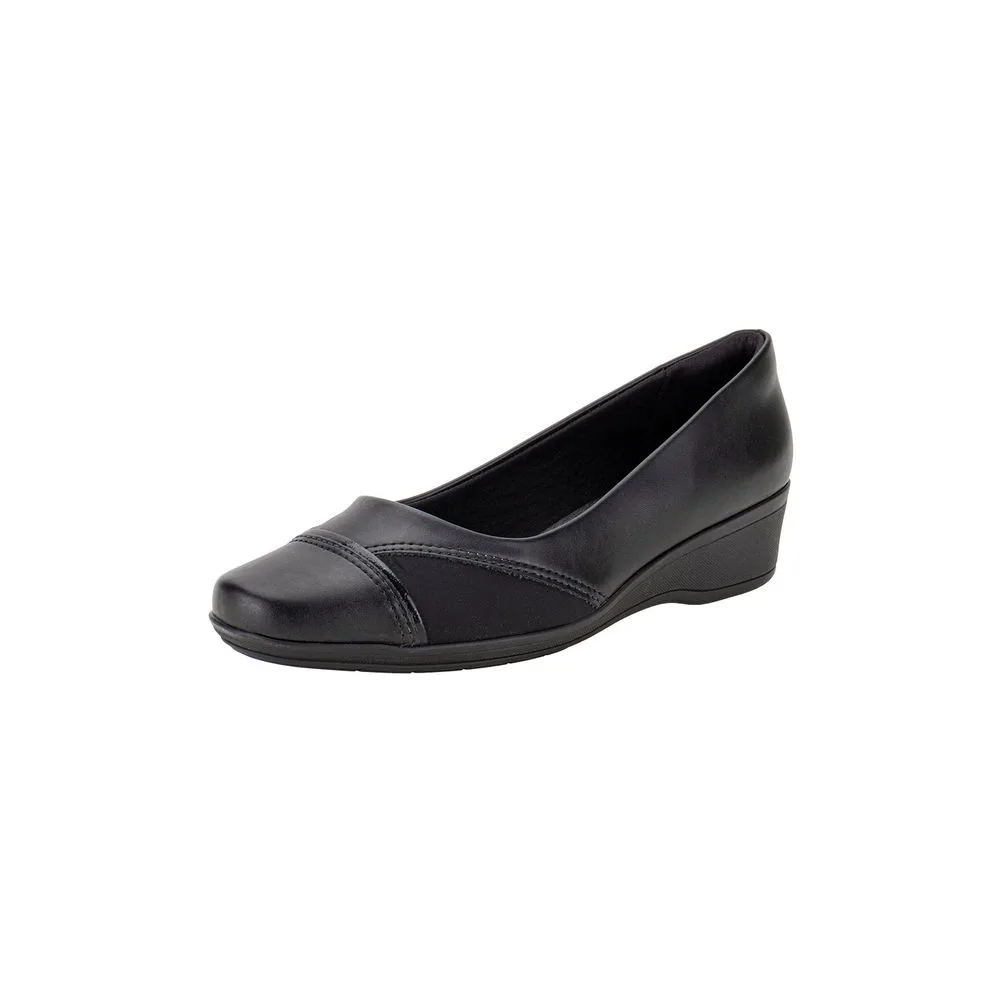 Sapato Feminino Anabela ComfortFlex 2494302 PRETO 01 34