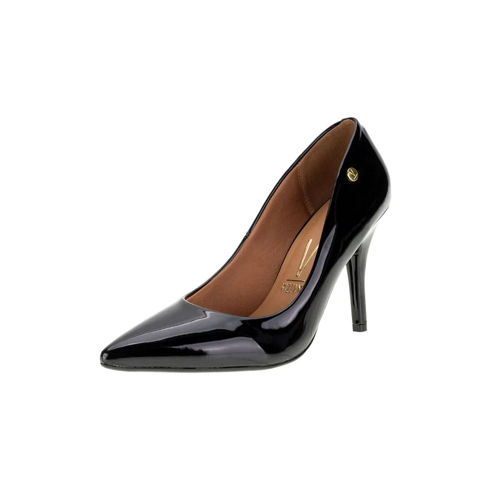 Scarpin Feminino Salto Fino Vizzano 11841101 VERNIZ/PRETO 35