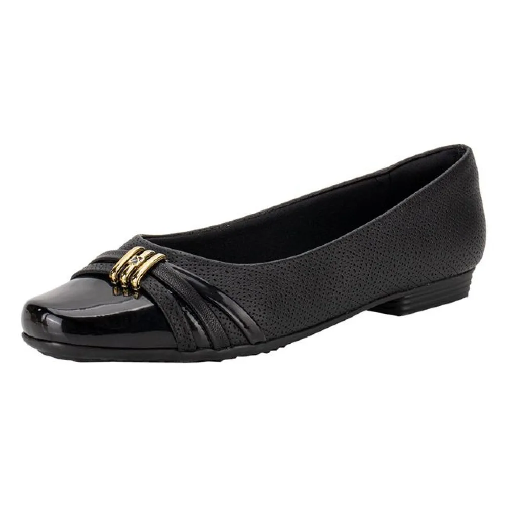 Sapatilha Feminina Flat Piccadilly 250233 PRETO 34