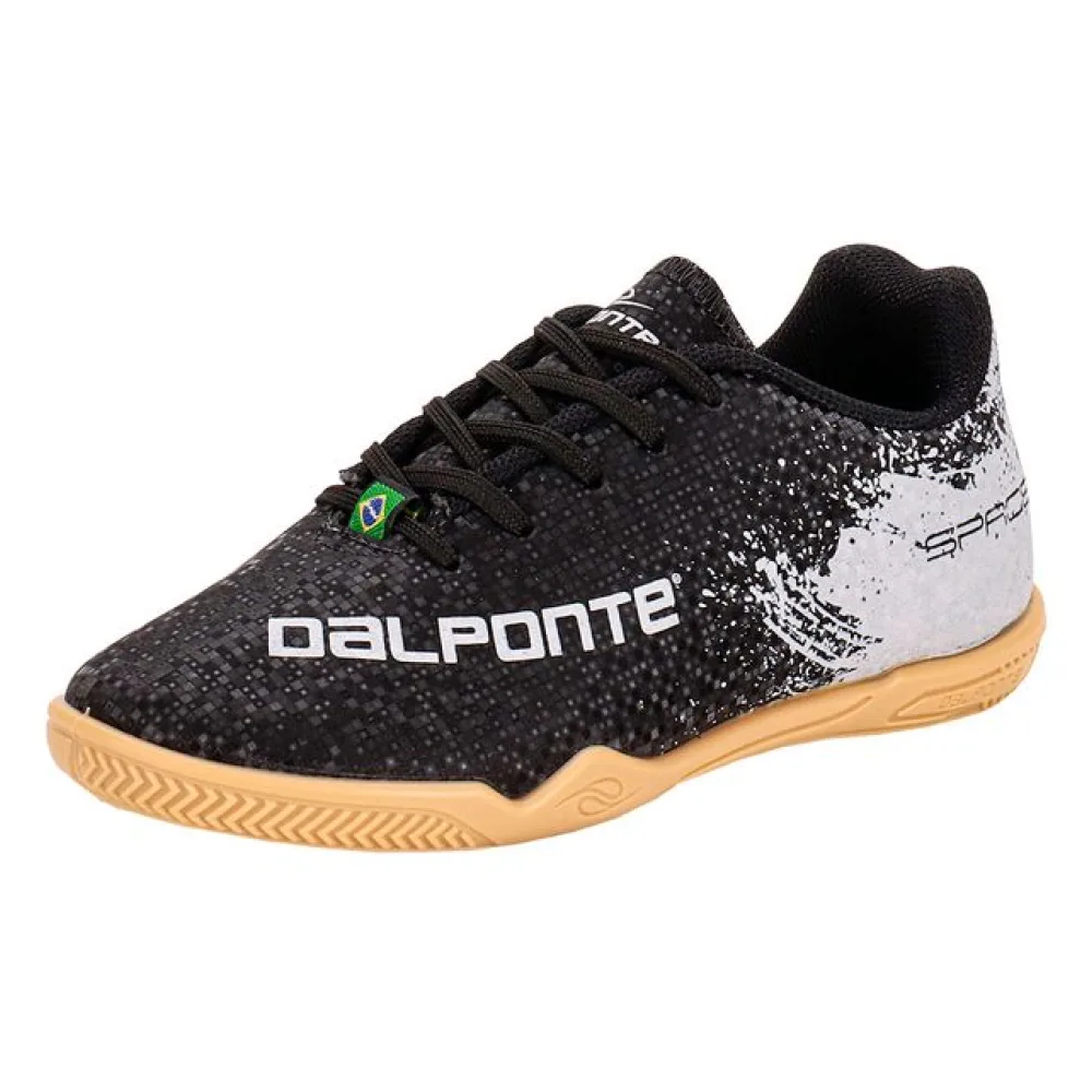 Chuteira Infantil Futsal Space Dalponte 1095 PRETO/CINZA 28