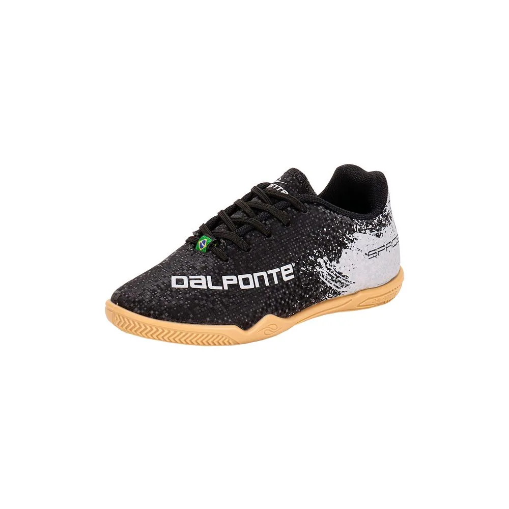 Chuteira Infantil Futsal Space Dalponte 1095 PRETO/CINZA 28