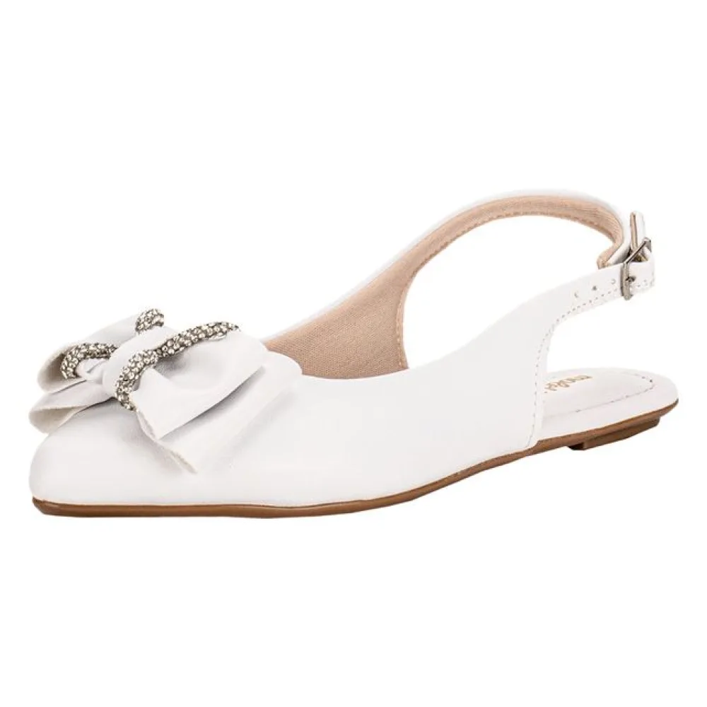 Sapato Infantil Feminino Mule Molekinha 2506638 BRANCO 27