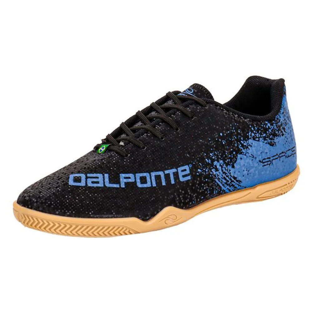 Chuteira Futsal Space Dalponte 1096 PRETO/AZUL 37