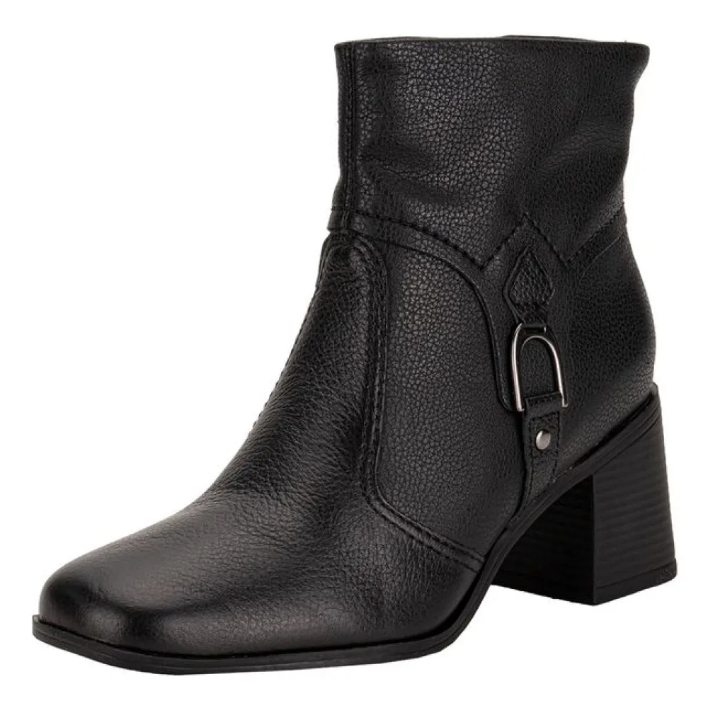 Bota Feminina Cano Baixo Bottero 361807 PRETO 34