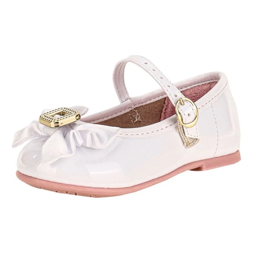 Sapatilha Infantil Feminina Baby Molekinha 21061066 BRANCO 17