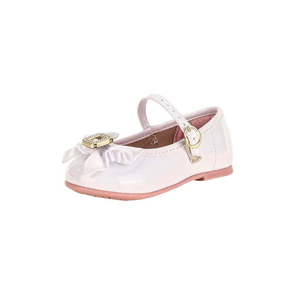 Sapatilha Infantil Feminina Baby Molekinha 21061066 BRANCO 17
