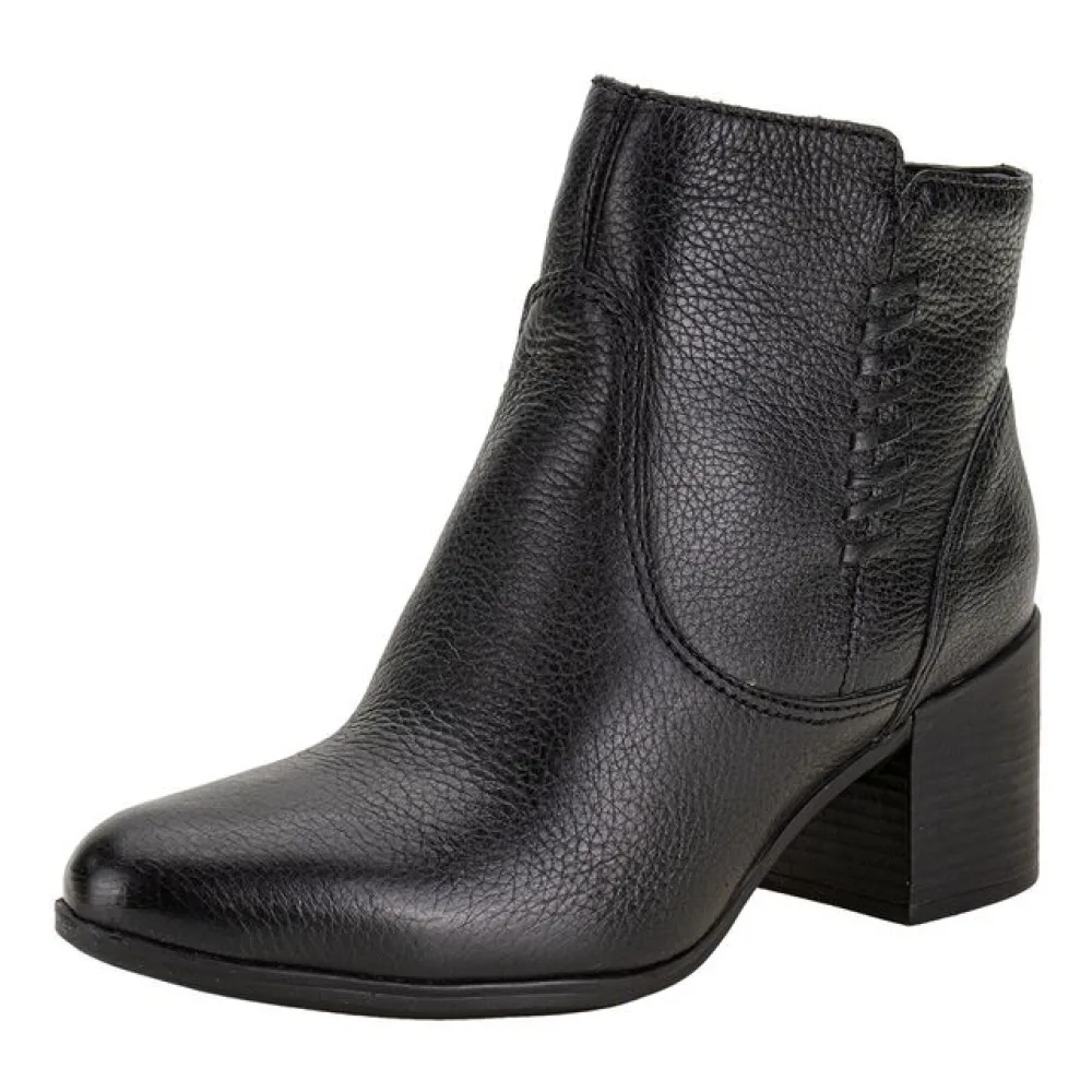 Bota Feminina Cano Baixo Bottero 346916 PRETO 34
