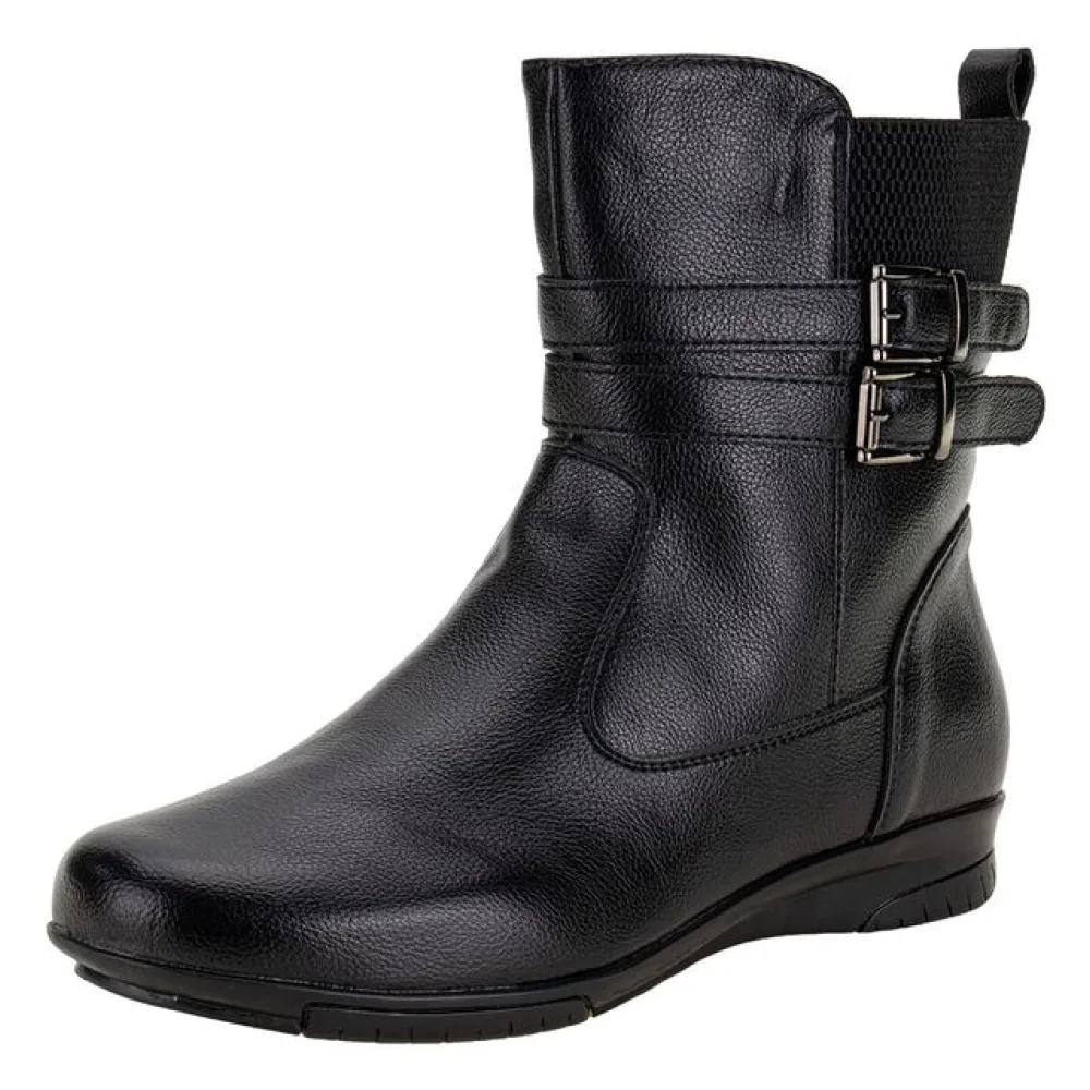 Bota Feminina Cano Baixo Mooncity 71147 PRETO 34
