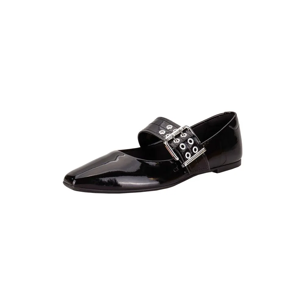 Sapatilha Feminina Flat Moleca 5821103 VERNIZ/PRETO 34