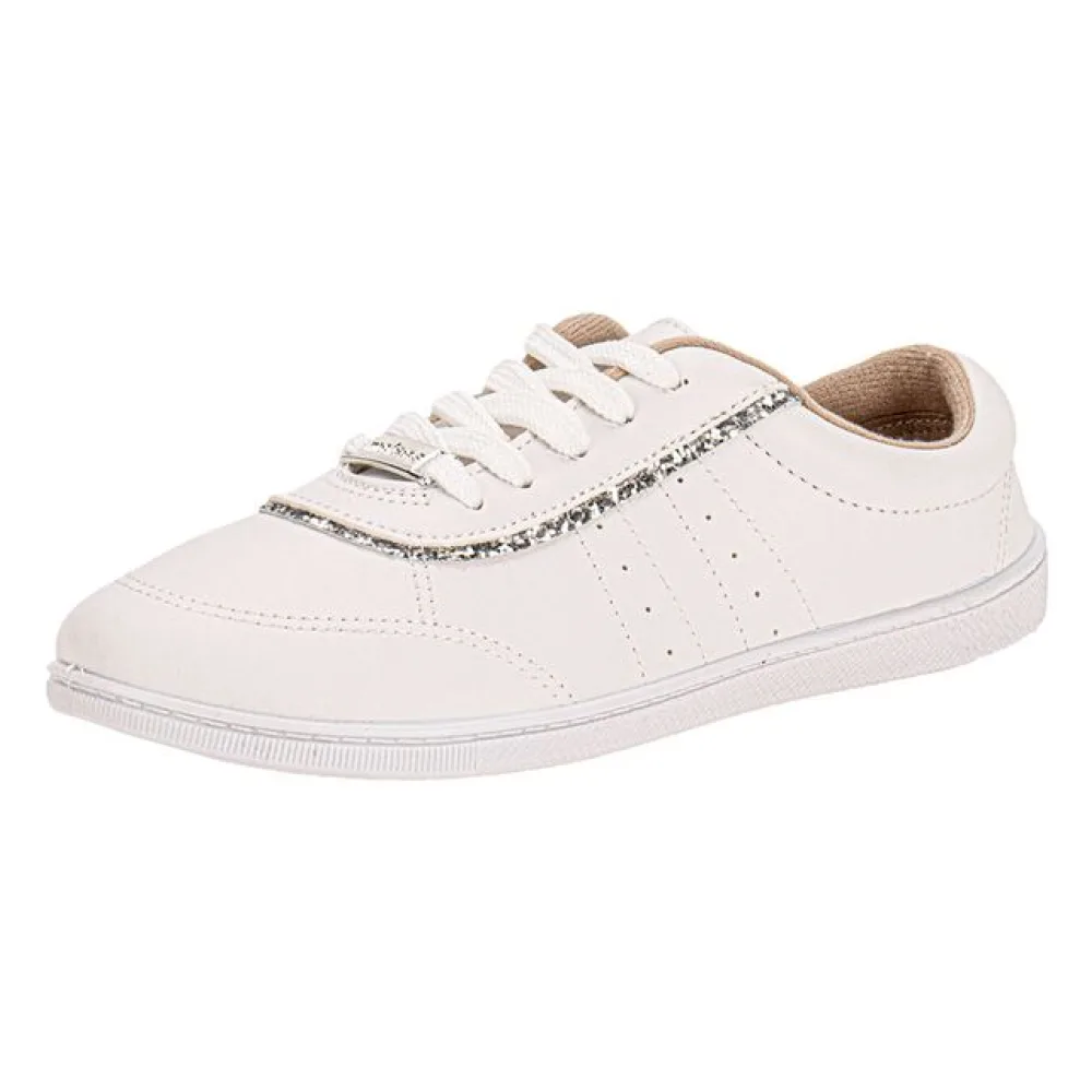 Tênis Feminino Casual Moleca 5605470 BRANCO 33