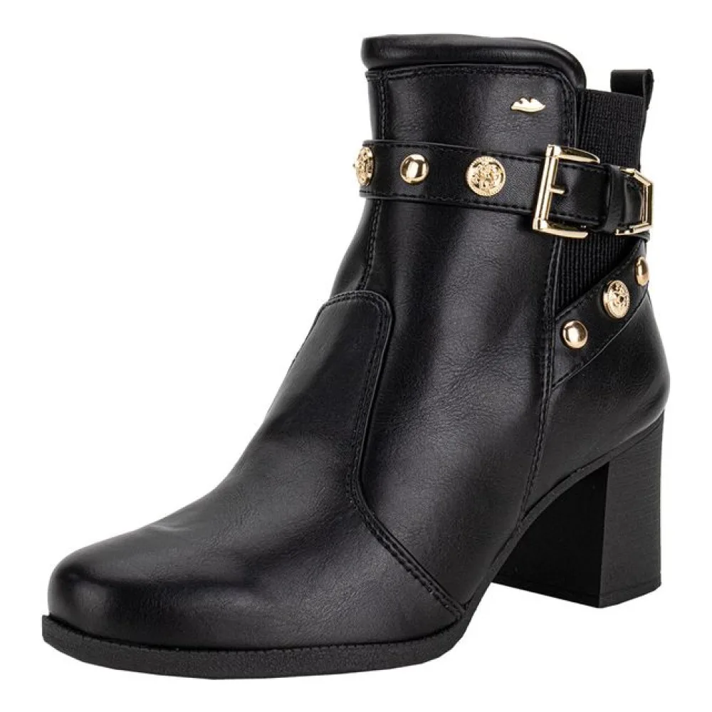 Bota Feminina Cano Baixo Dakota DA971 PRETO 34