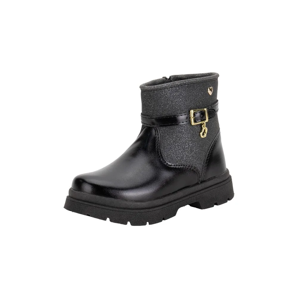 Bota Infantil Feminina Lily Kids 15105 PRETO 21